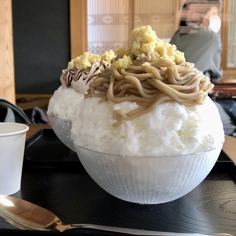 栗のモンブラン(雪みるく )