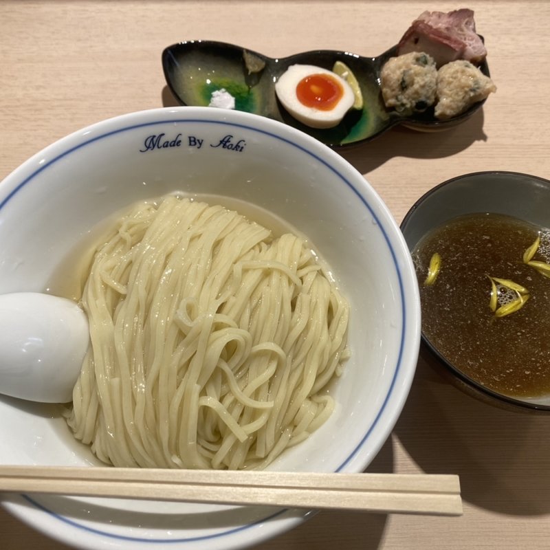 限定昆布水つけ麺(中華蕎麦 あお木 )