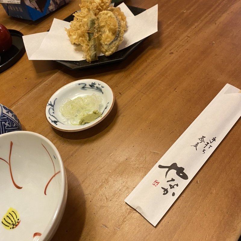 海老と野菜の天せいろ(やなか)