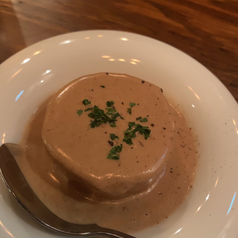 フレンチおでん大根　ボルチーニクリーム(フレンチビストロ Tchin-Tchin GORO 神田駅前店)