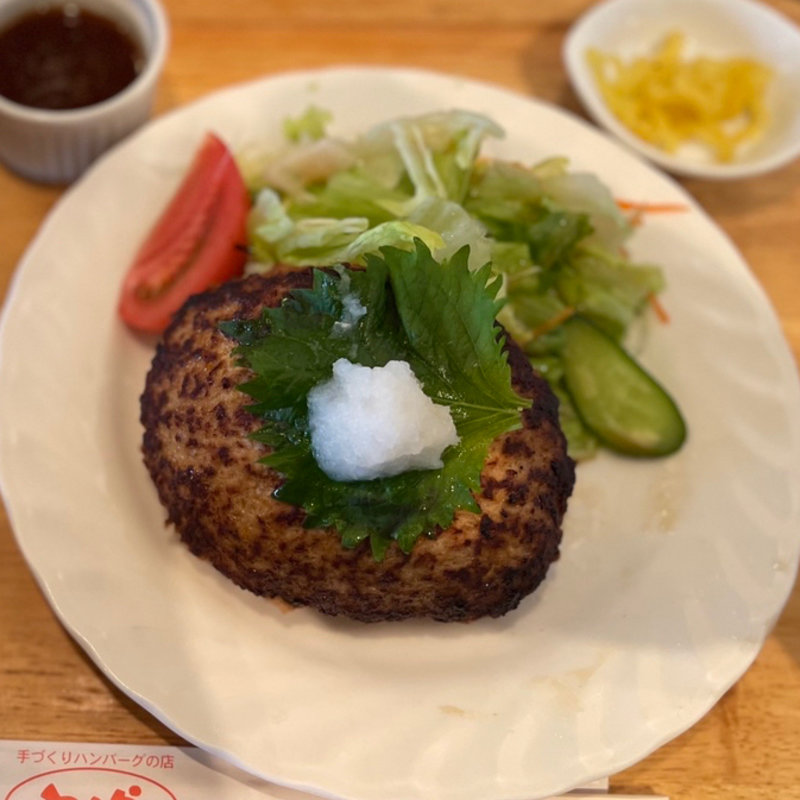 和風おろしハンバーグランチ300g(手作りハンバーグの店とくら　桂本店)