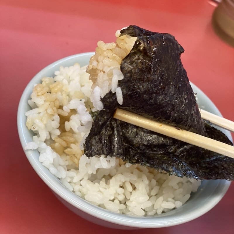 半ライス(ラーメン山岡家 大谷地店)