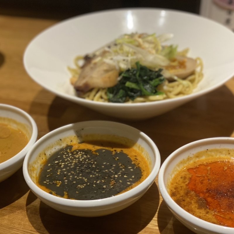 担々つけ麺 三種(担々麺専門店 痺れや)