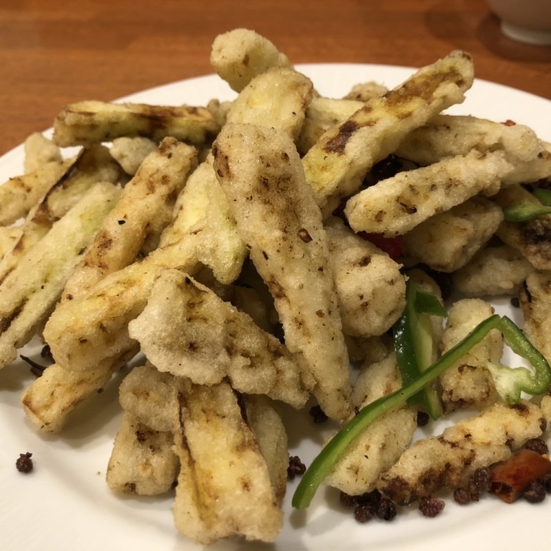 揚げ茄子炒め(干片茄子条)(廣聚隆)