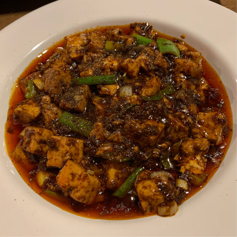 火炎麻婆杏仁定食(恋人は麻婆豆腐　埼玉北本本店)