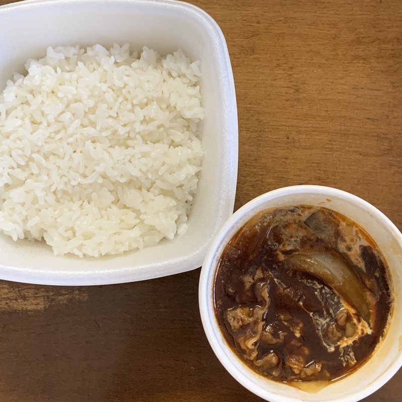 肉だく牛ハヤシライス(テイクアウト)(吉野家 五日市街道並木町店)