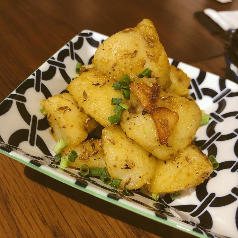 アルジラ（じゃがいものクミン炒め）(nepal in sonamu)