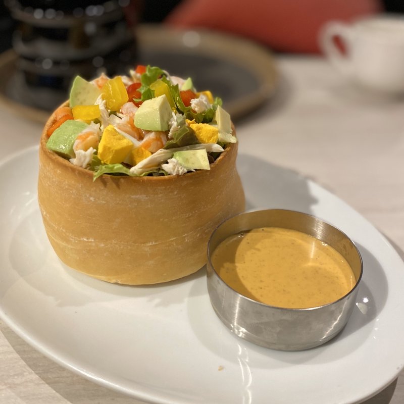 クリスピーサラダ(韓国カフェダイニング yol 名古屋駅前店)