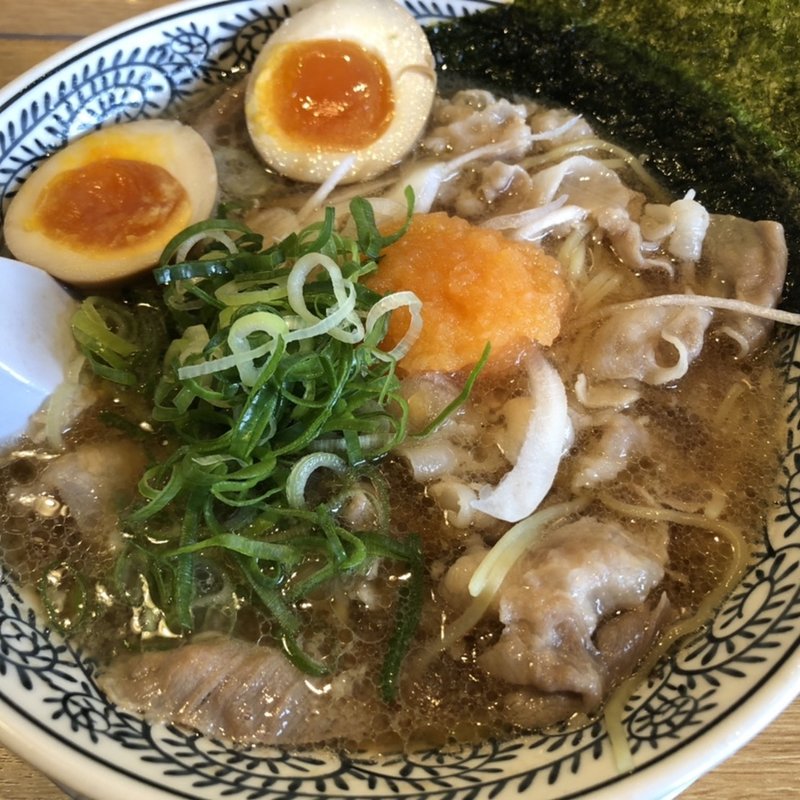 ねぎ肉そば(丸源ラーメン 住之江店)