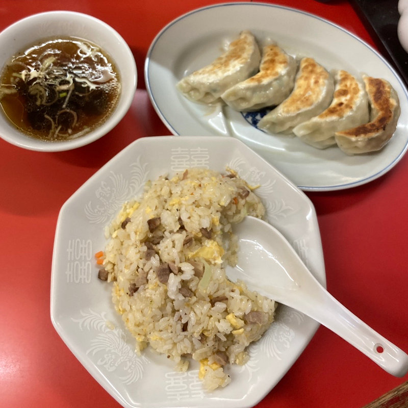 チャーハン+餃子セット(らーめん一龍)