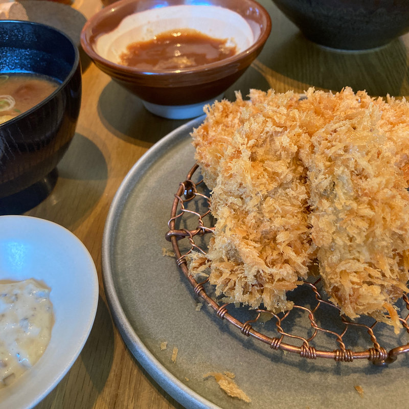 牡蠣フライとヒレカツ膳(かつくら銀閣寺店)