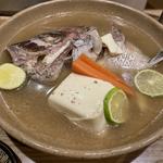 鯛の骨ごと蒸し(スタンド藤)