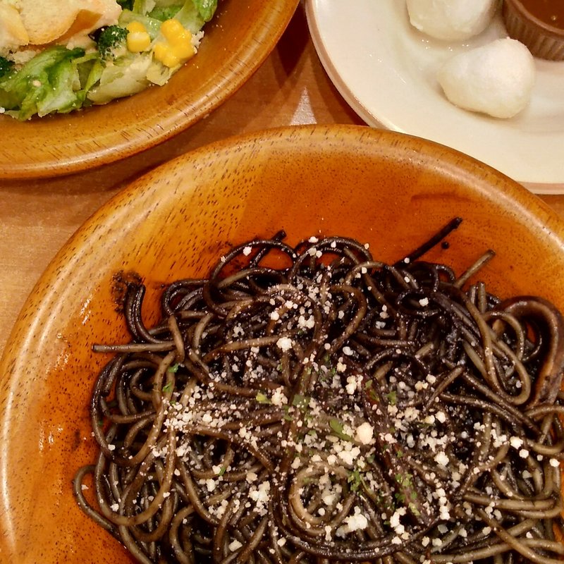 イカの墨入りスパゲッティ(サイゼリヤ 茗荷谷店)