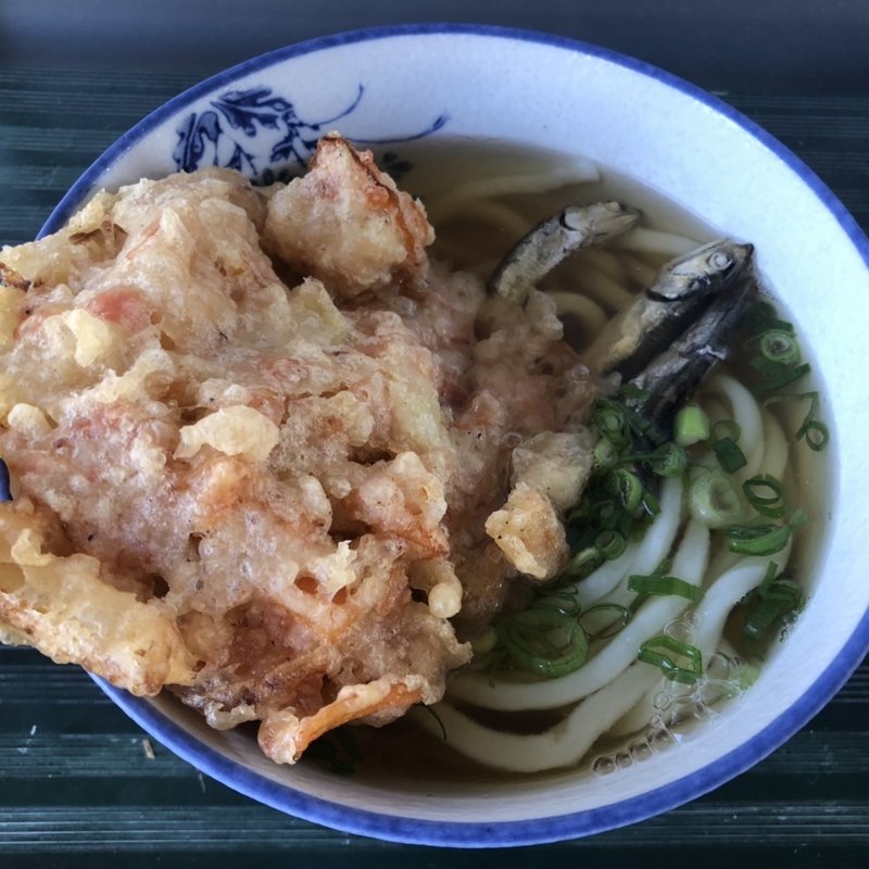 かけ1玉　かきあげ(宮川製麺所 （みやかわせいめんしょ）)