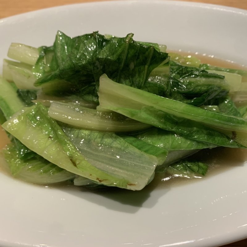 ローメインレタスの炒め物(揉合麺荘 ロウフゥメンソウ)