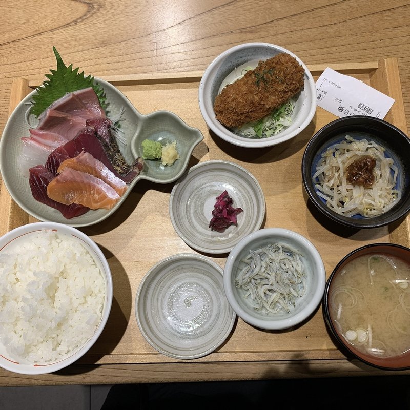 刺身定食(都民酒場魚金 神保町店)