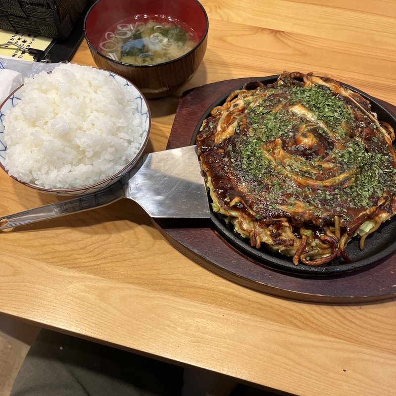 日替わりお好み焼ランチ(お好み焼 鉄ぱん焼 とんとんキッチン)
