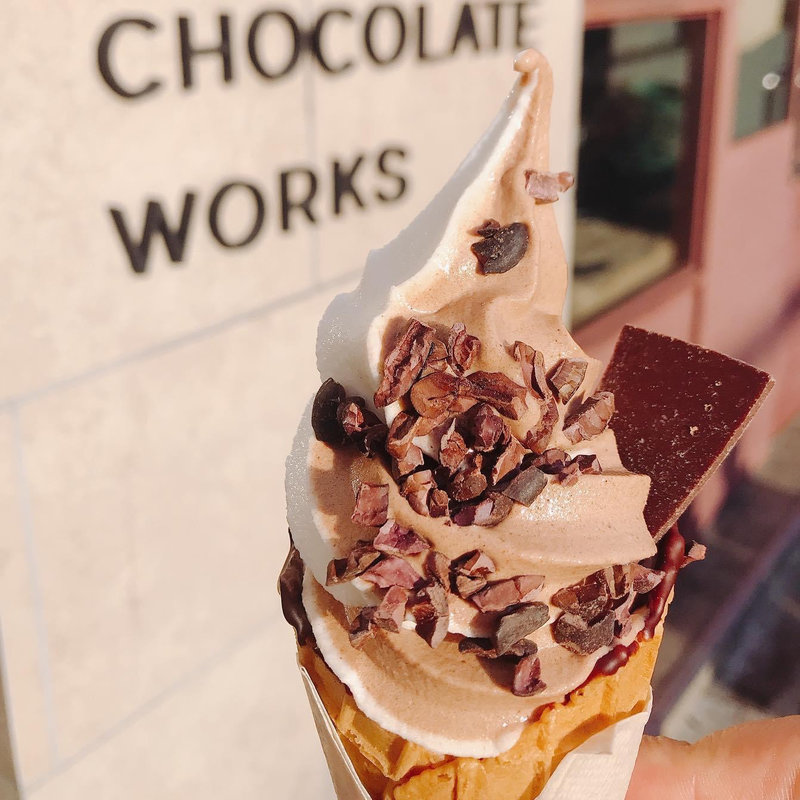 フレーバーズ　逆さソフトクリーム　チョコレート フレーバーズ 逆さソフトクリーム チョコレート フィギュア