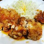油淋鶏定食(古潭ランチ)(古潭ラーメン かっぱ横丁店)