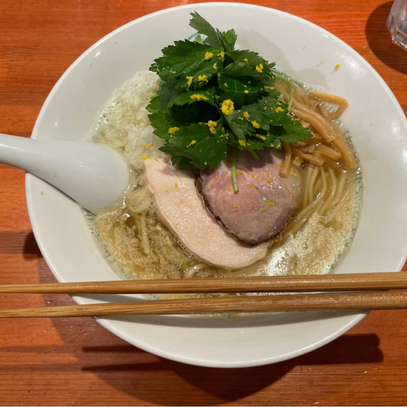 ミツバ柚塩ラーメン(麺屋 六感堂)