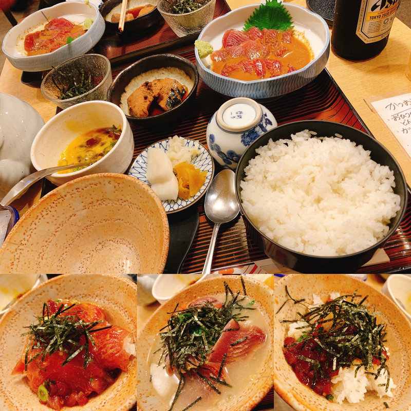 かつお茶漬け満腹セット(料理 萬口 （りょうり まんこう）)