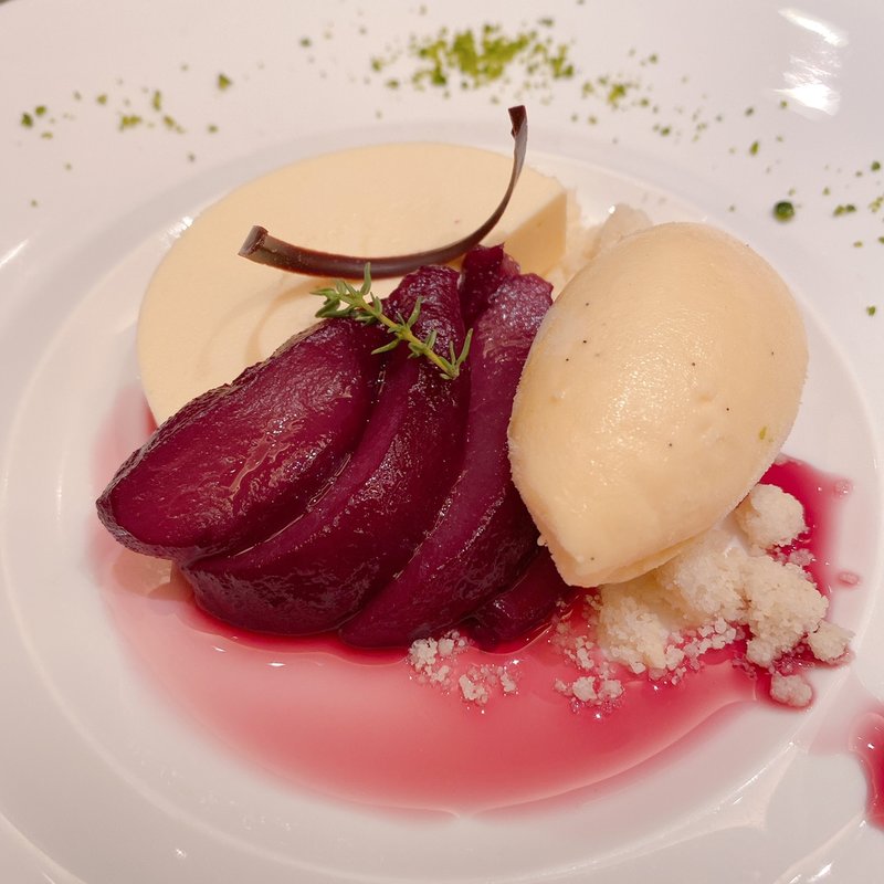 祝い善（パティシエ特製デザート）(鉄板焼 心 )