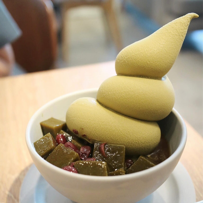 ほうじ茶ゼリーほうじ茶ティーソフトクリームトッピング(チャバティ （CHAVATY）)