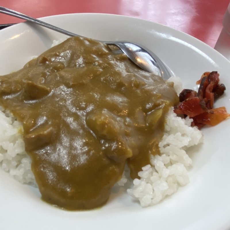 ラーメン半カレーライスの半カレーライス(ラーメン末広本店 )