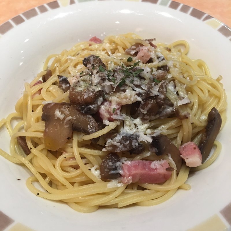 キノコとパンチェッタのボスカイオーラ (サイゼリヤ アピタ高蔵寺店)