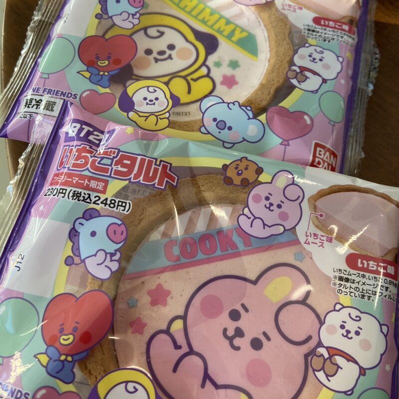BT21いちごタルト(FamilyMart)