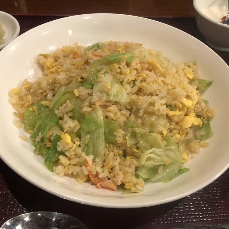 ズワイ蟹とレタスチャーハン(チャイナRai)