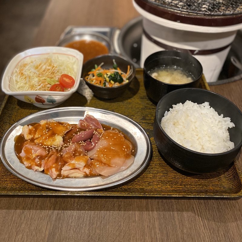 とり焼肉ランチ(とりの膳 本店)