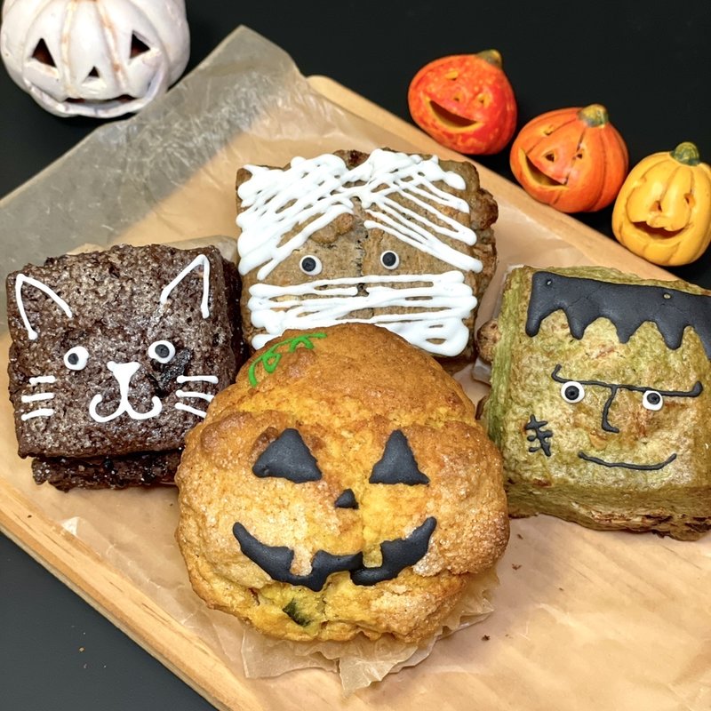 フランケンシュタインの抹茶とホワイトチョコスコーン(カフェアンドベイク ベベ)