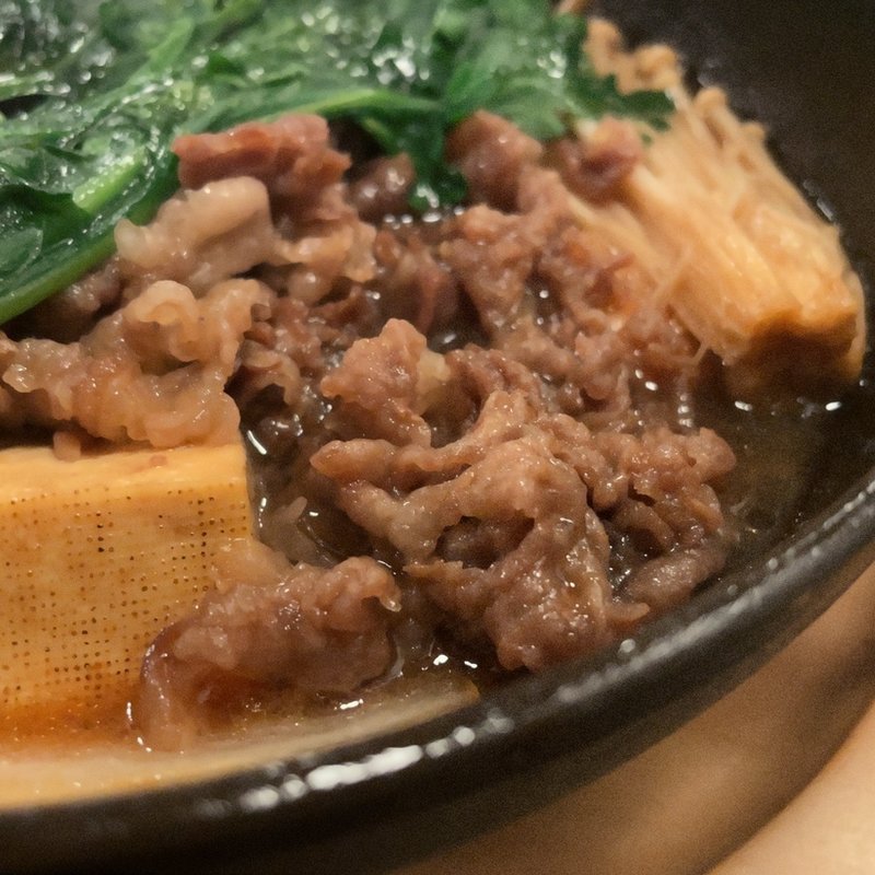 国産牛ロースすき焼150g(ざくろ)