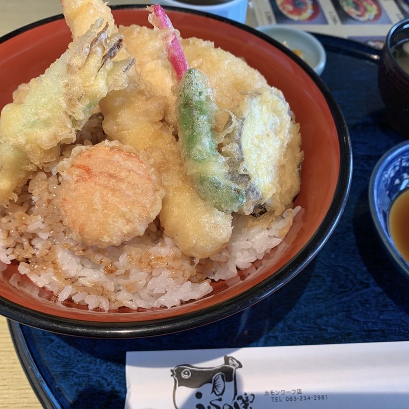 よくばり天丼(ふくの関 カモンワーフ店 )