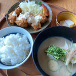 チキン南蛮と冷や汁の定食(ディヨンナナショクドウ （d47食堂）)