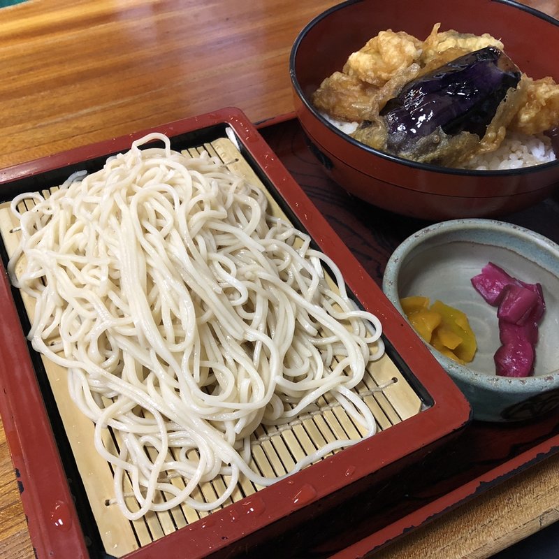 天丼セット(更科丸屋)