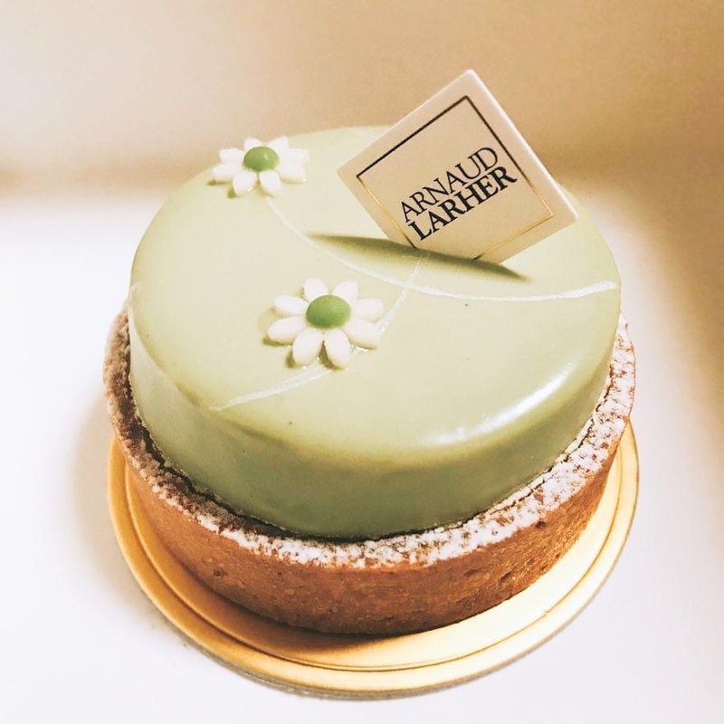 抹茶のタルト(アルノー・ラエール ARNAUD LARHE)