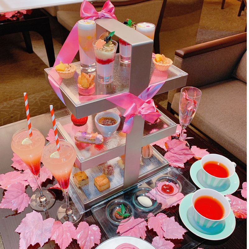 Pink leaves Afternoon Tea(ANAクラウンプラザホテル大阪)