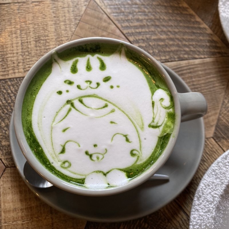 抹茶ラテ（ホット）(ココチカフェ)