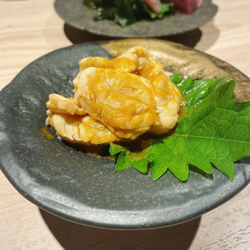 虎河豚からすみ醤油和え(ふぐぶた酒場)