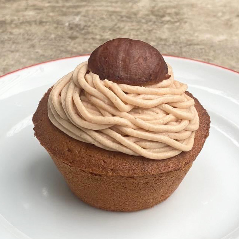 モンブランマフィン(パンとエスプレッソと)