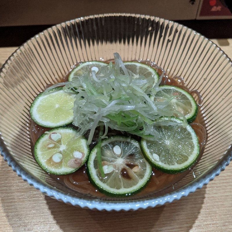 さっぱりすだち冷麺(赤身肉専門 個室焼肉 1700)