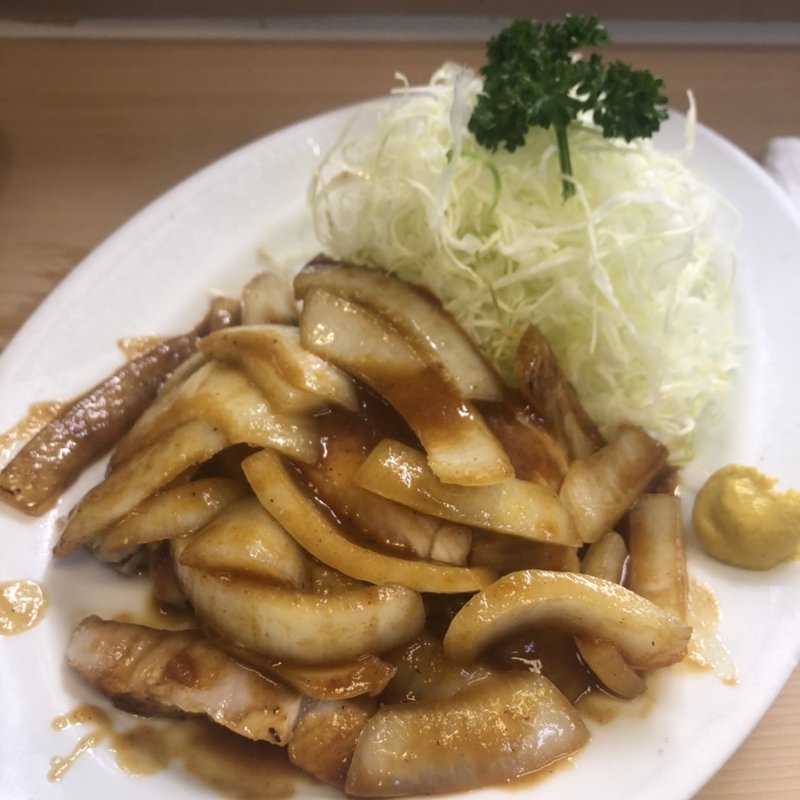 ポークソテー(丸八とんかつ店)