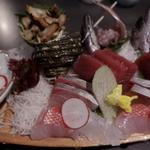 地魚舟盛り(美味しい温泉 夢みさき)