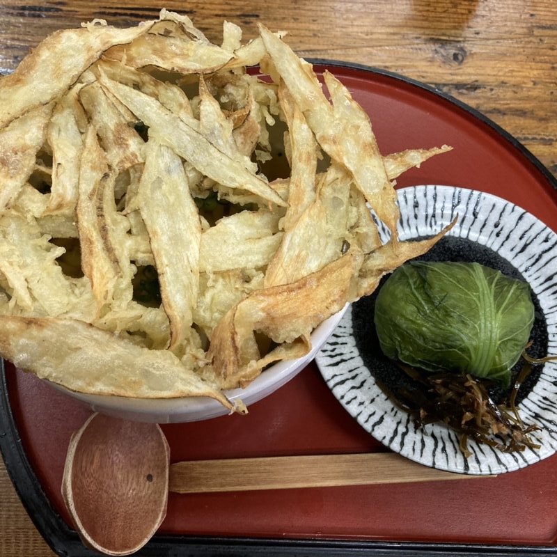 ごぼう天うどん(とろろぶっかけそばと肉ごぼう天うどん 吾作)