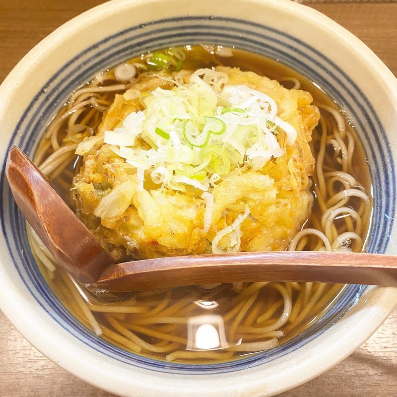 かき揚げそば(蕎麦 はないち)