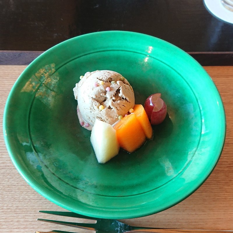 ほうじ茶アイス・柿(吉川 福寿家)