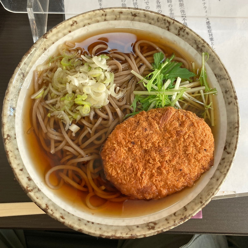 コロッケそば(福冨)