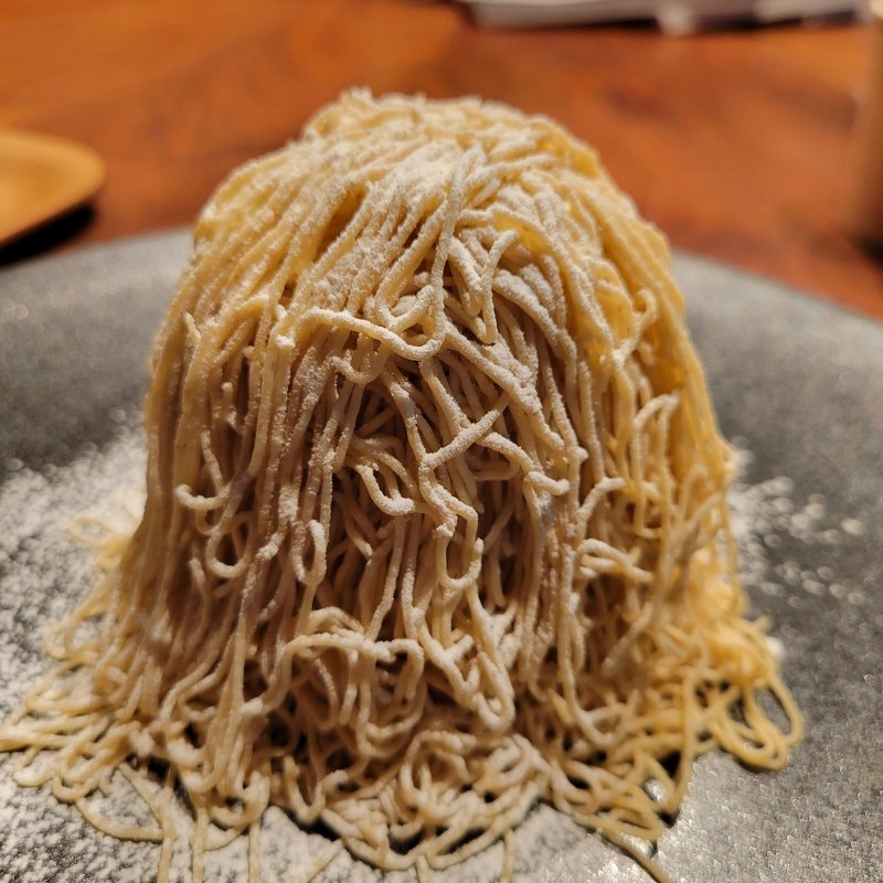 生モンブランプレート(チョコレートバンク)